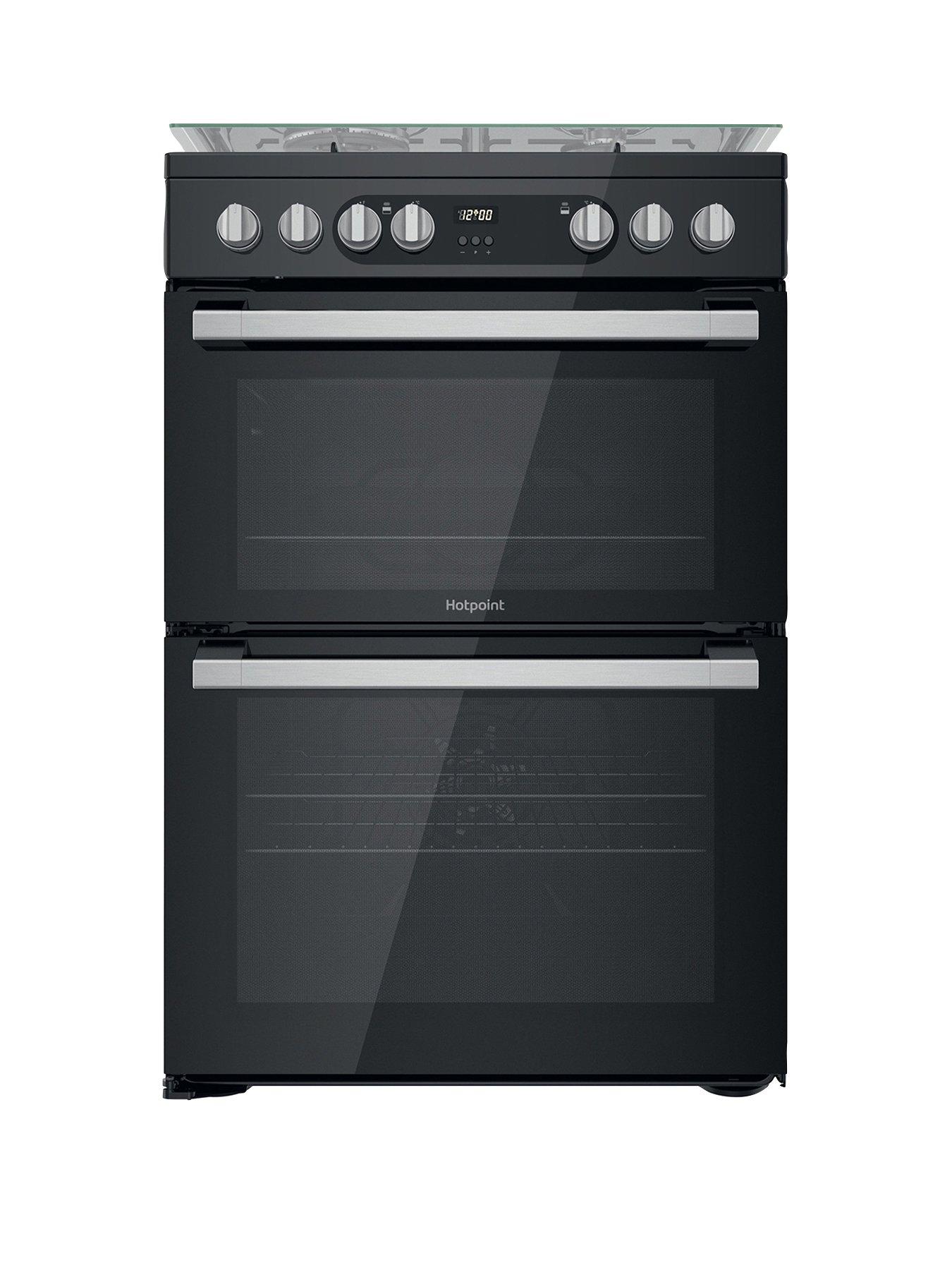 Hotpoint Hdm67G9C2Csb Freestanding Dual Fuel Double Oven Cooker