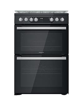 Hotpoint Hdm67G9C2Csb Freestanding Dual Fuel Double Oven Cooker