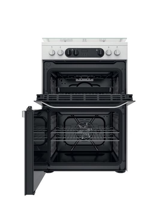 stillFront image of hotpoint-hdm67g9c2cwnbspfreestanding-dual-fuel-double-oven-electric-cooker