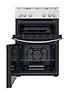  image of indesit-id67g0mcwnbspfreestanding-double-oven-gas-cooker