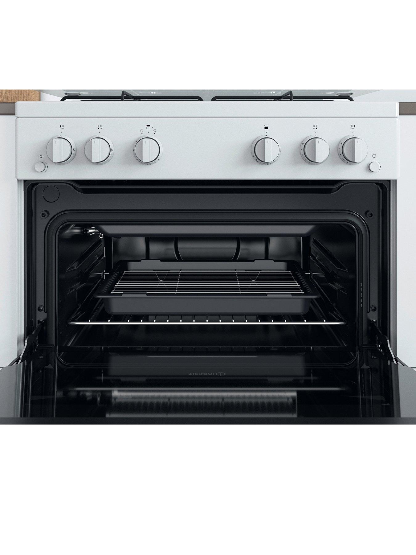 Image 6 of 7 of Indesit ID67G0MCW&nbsp;Freestanding Double Oven Gas Cooker
