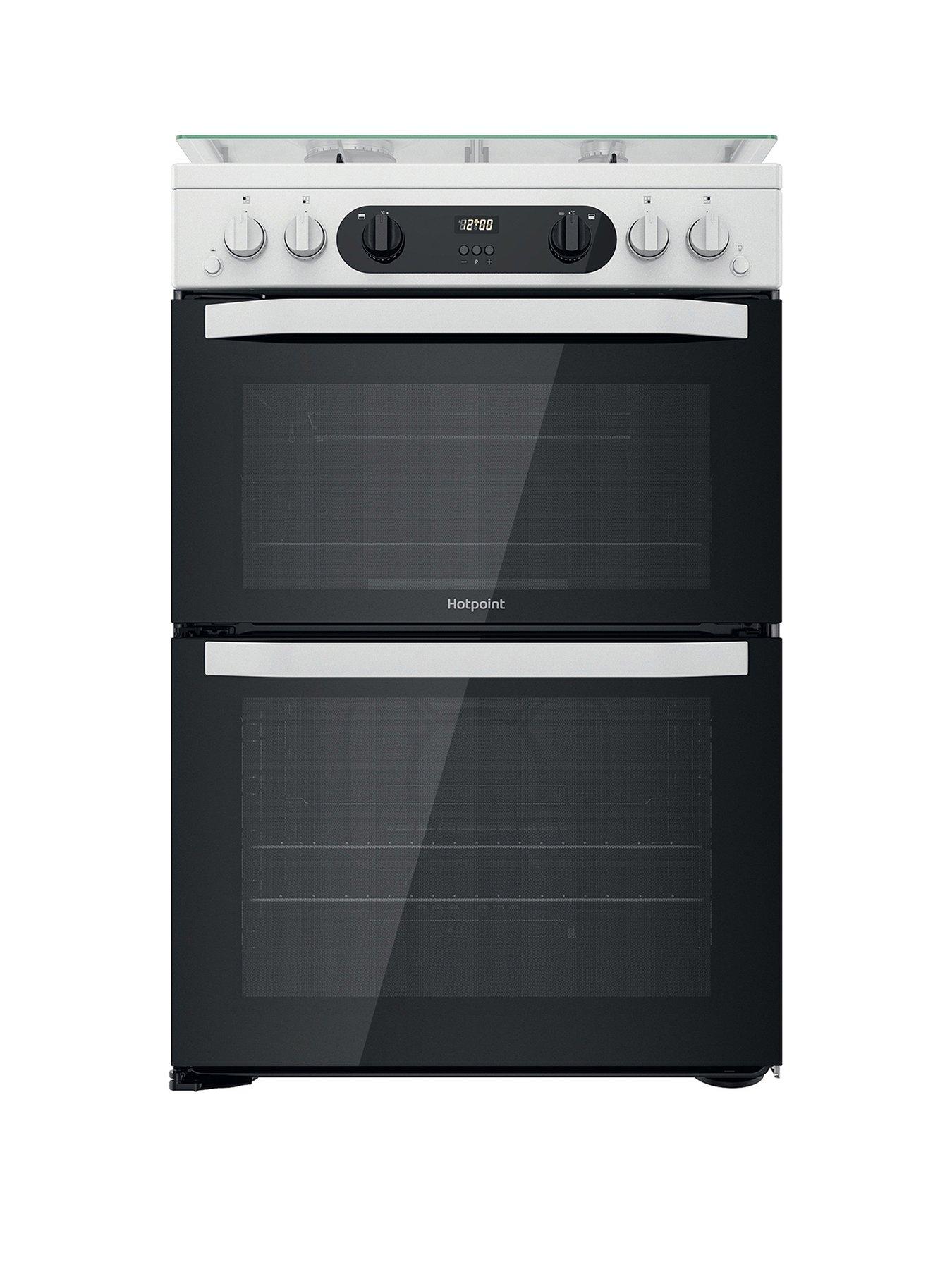 hotpoint-hdm67g0ccw-60cm-widenbspfreestanding-double-oven-gas-cooker