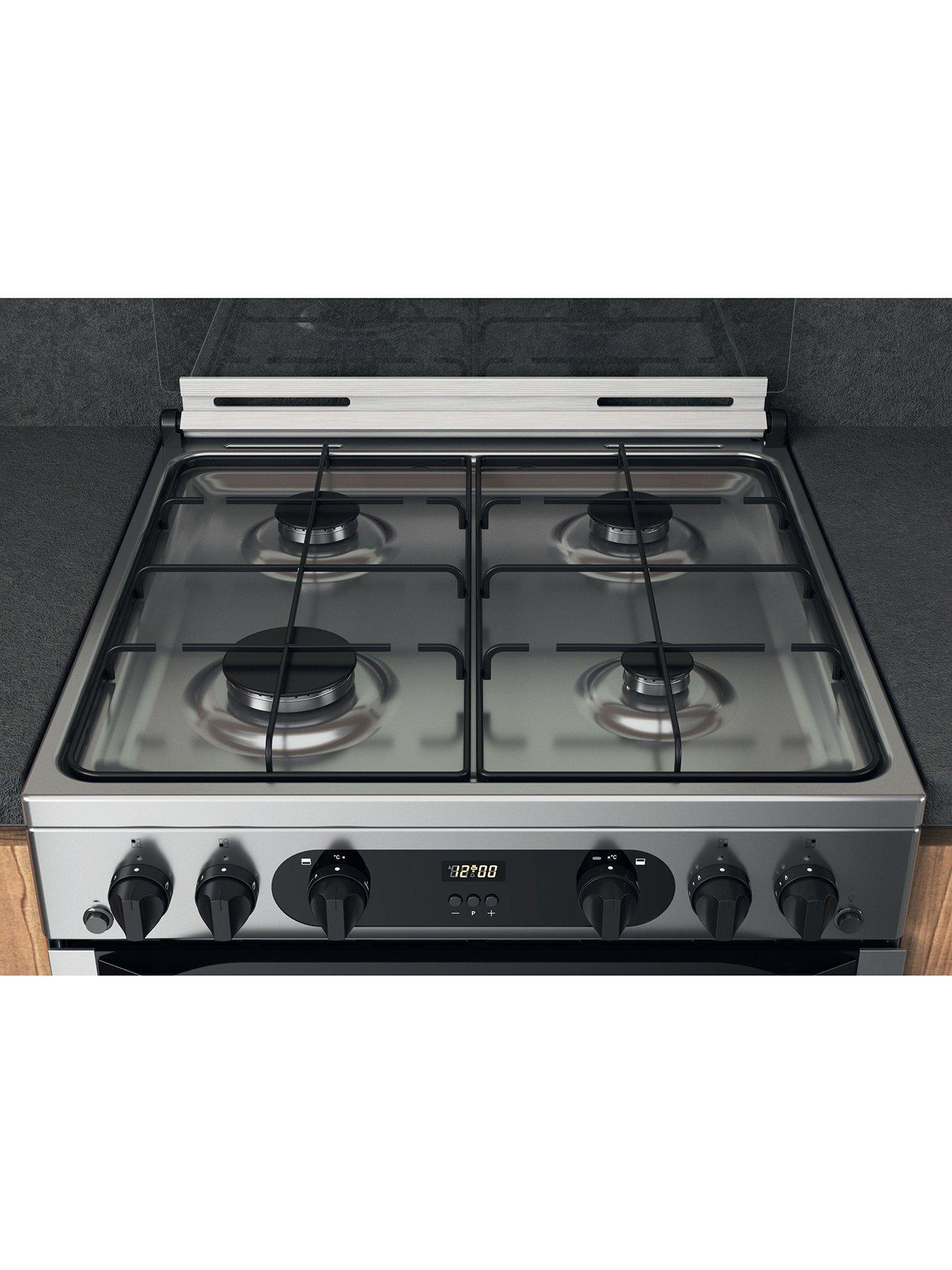Image 5 of 7 of Hotpoint HDM67G0CCX 60cm Wide&nbsp;Freestanding Double Oven Gas&nbsp;Cooker