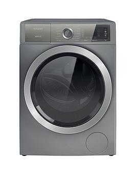 Product photograph of Hotpoint H8w946sbuk 9kg Load 1400rpm Spin Washing Machine - Graphite from very.co.uk