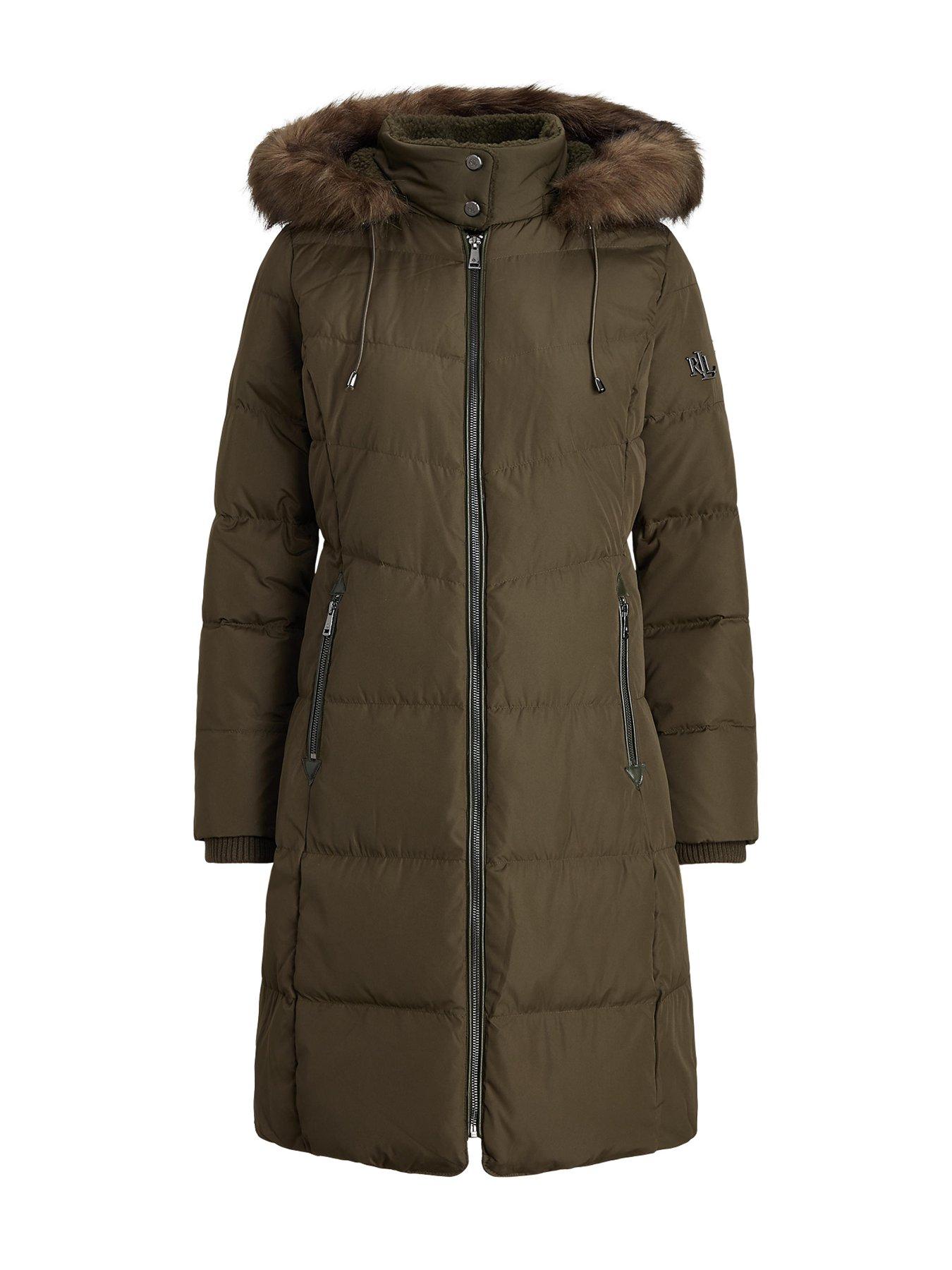 Lauren by Ralph Lauren Dn Coat Hood-down Fill-coat - Litchfield Loden |  