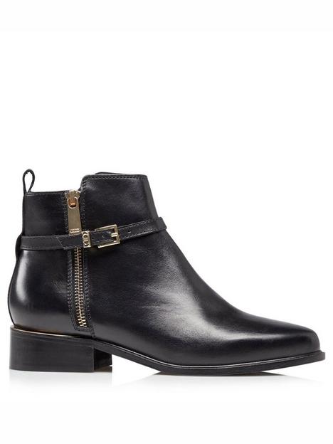 dune-london-wide-fit-pop-leather-buckle-trim-ankle-boot-black