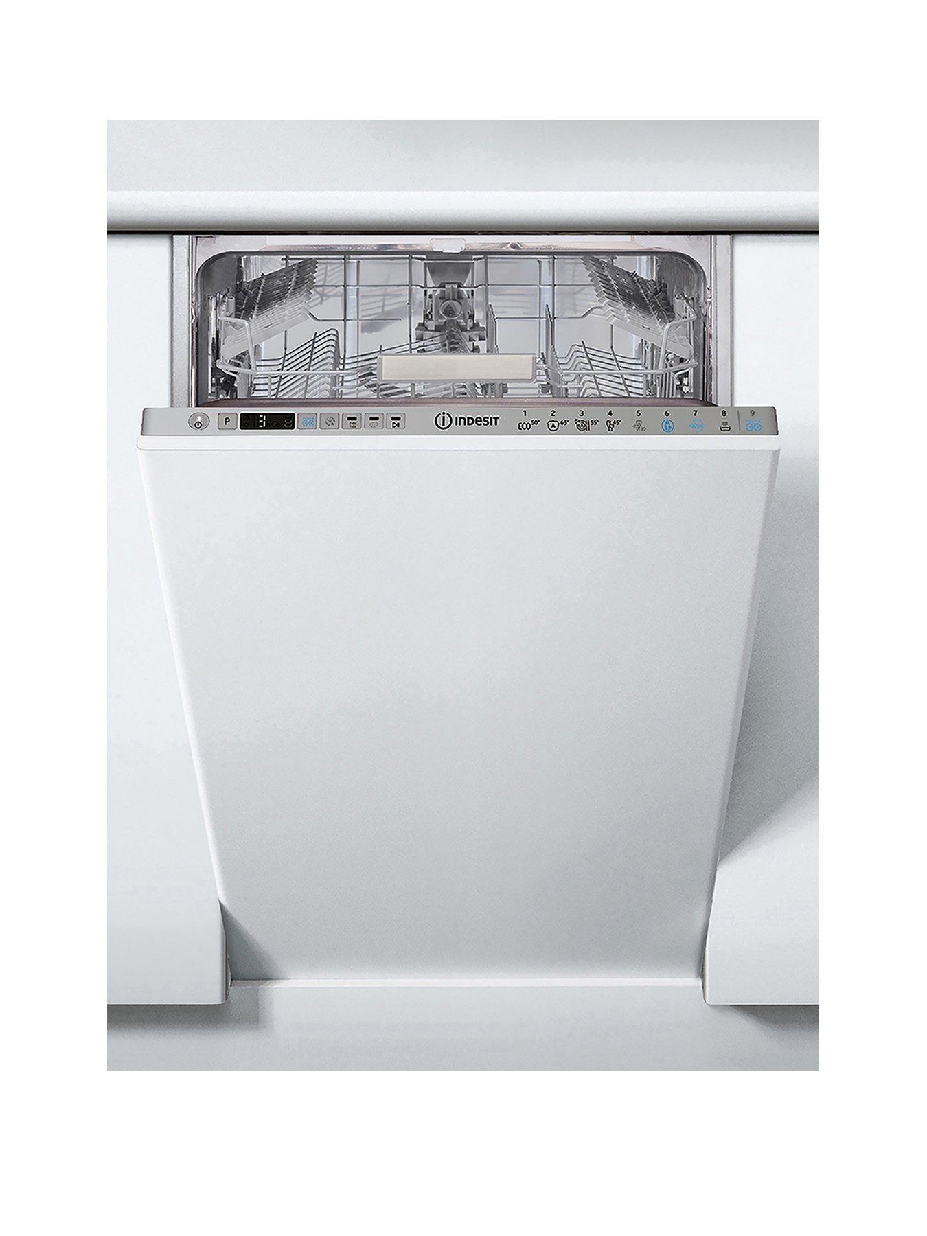 undefined DSIO3T224EZUKN 10-Place Slimline Integrated Dishwasher - Silver