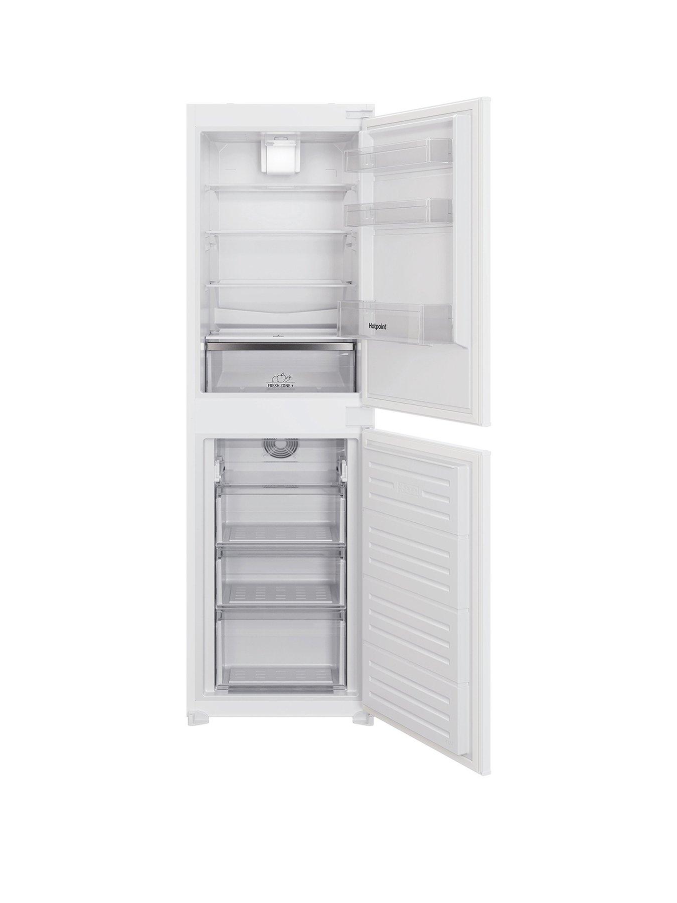 Product photograph of Hotpoint Hbc185050f1 55cm Integrated Fridge Freezer - White - Fridge Freezer With Installation from very.co.uk