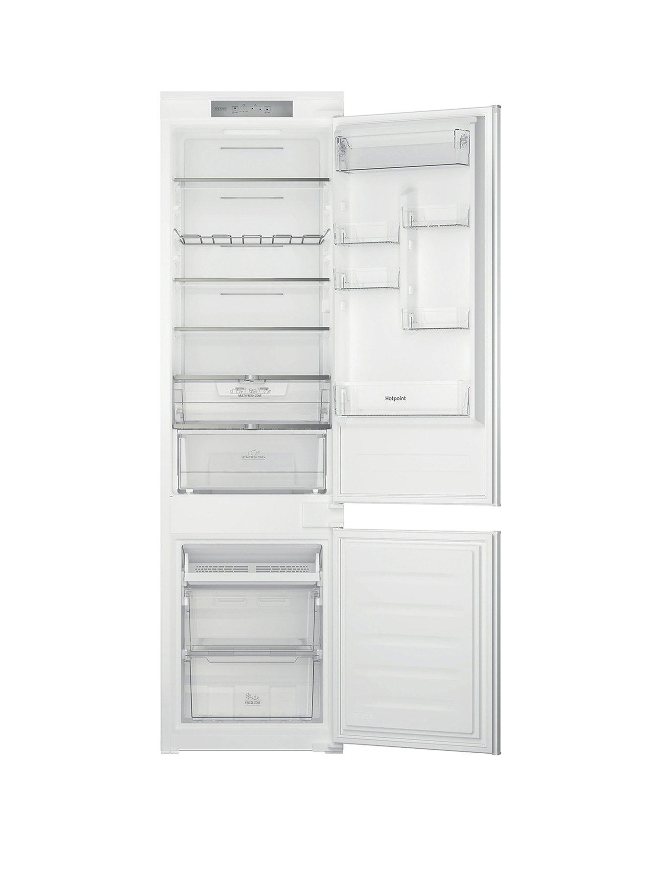 Product photograph of Hotpoint Htc20t321 Total No Frost 55cm Wide Integrated Fridge Freezer - White - Fridge Freezer Only from very.co.uk