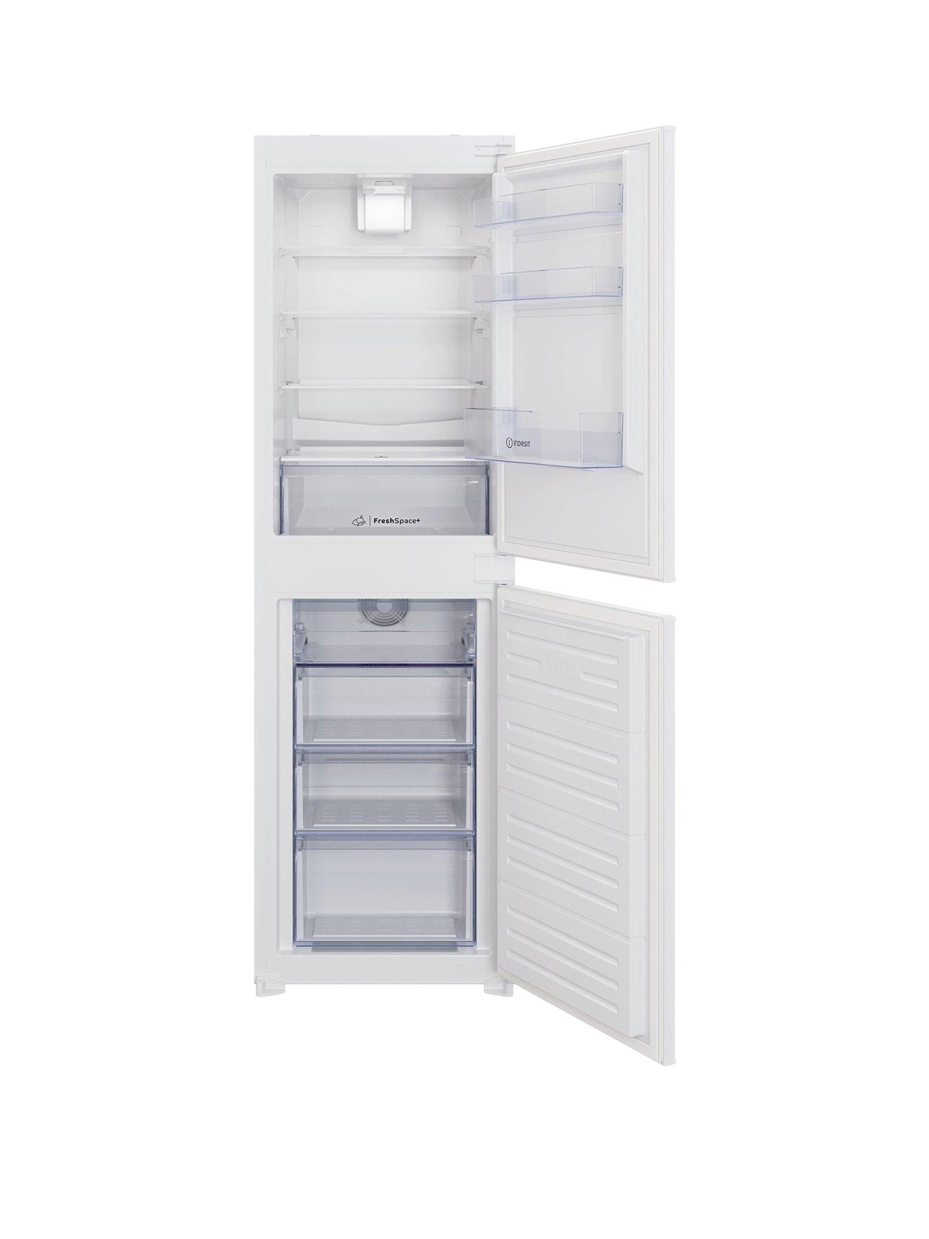 Product photograph of Indesit Ibc185050f1 55cm Integrated Fridge Freezer - White - Fridge Freezer Only from very.co.uk