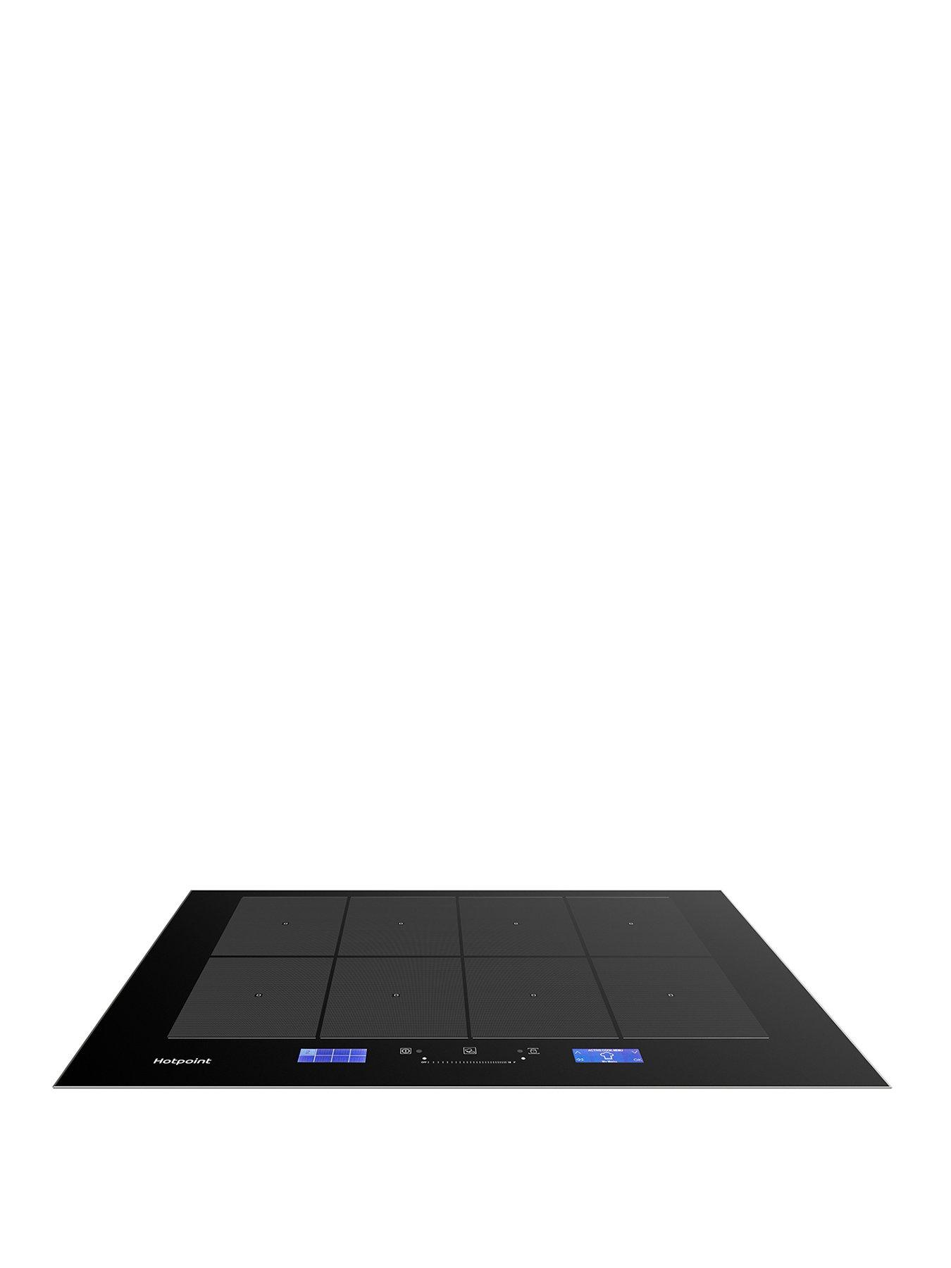 Product photograph of Hotpoint Acp778cba 77cm Wide Built-in Induction Hob - Black - Hob Only from very.co.uk