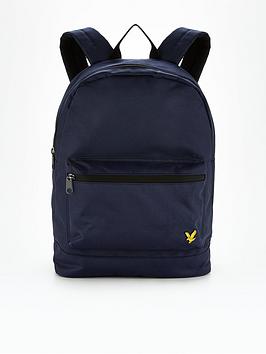 lyle-scott-logo-backpack-navy