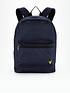 lyle-scott-logo-backpack-navyfront