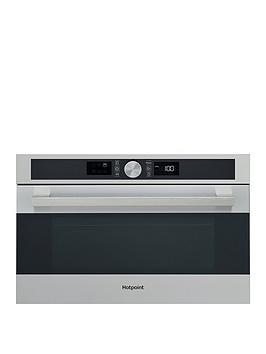 Hotpoint Md554Ixh 60Cm Wide Built-In Microwave With Grill - Stainless Steel - Microwave Only