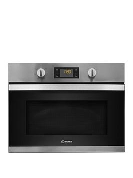 Indesit Aria Mwi3443Ix 60Cm Built-In Microwave With Grill - Stainless Steel - Microwave Only
