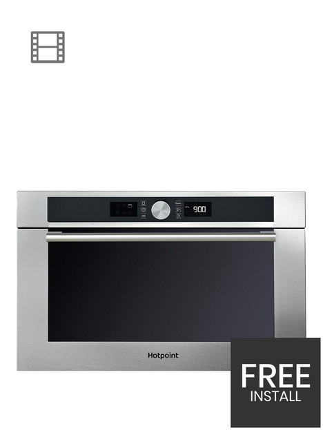 hotpoint-md454ixh-60cm-built-in-microwave-with-grill-stainless-steel