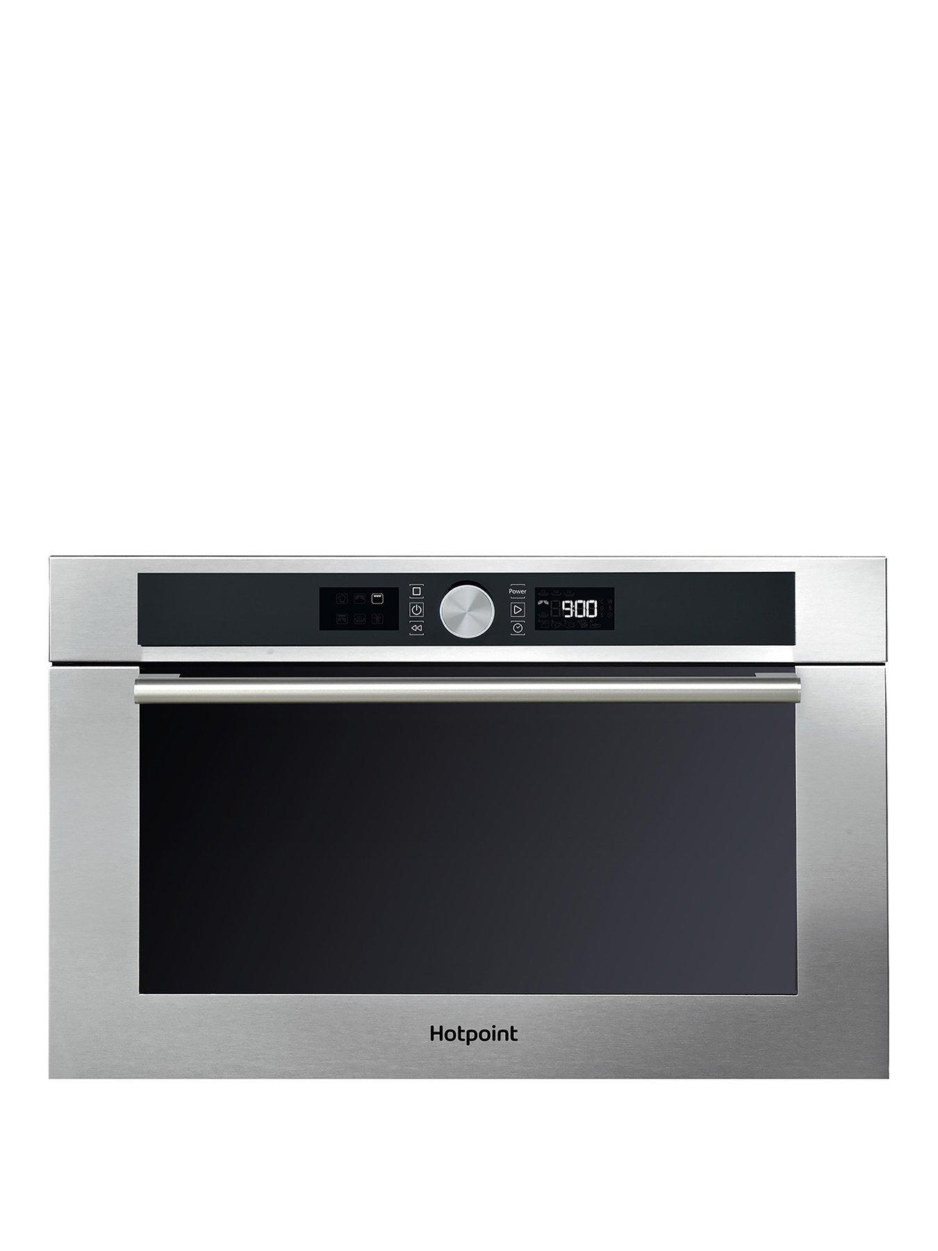 Hotpoint MD454IXH 60cm Builtin Microwave with Grill Stainless Steel