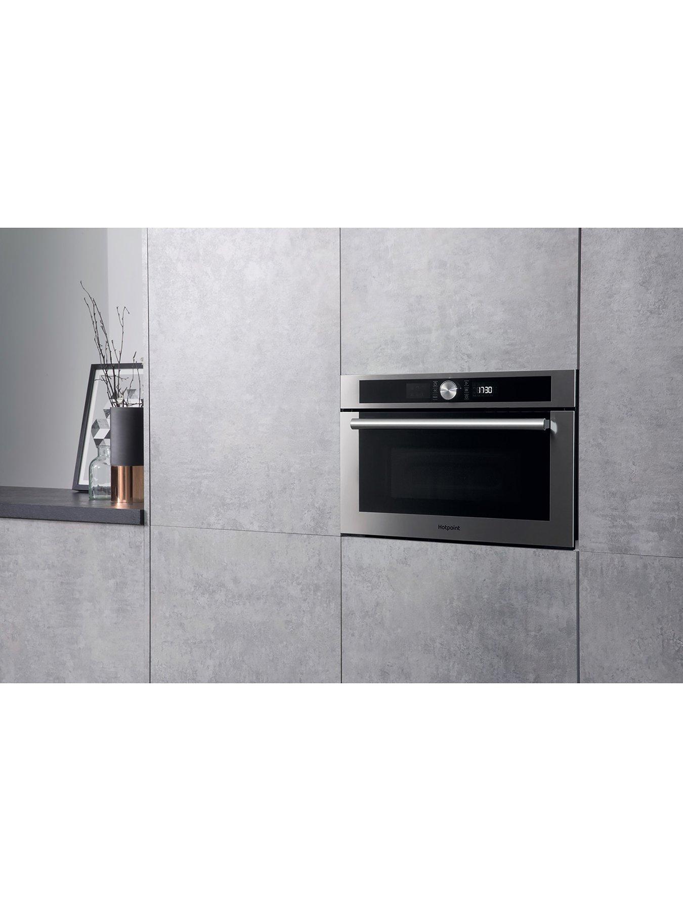 Hotpoint MD454IXH 60cm Builtin Microwave with Grill Stainless Steel