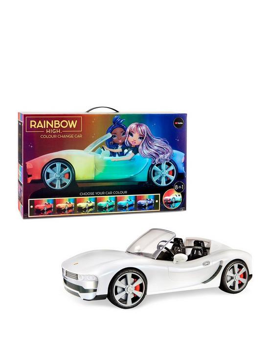front image of rainbow-high-colour-change-car