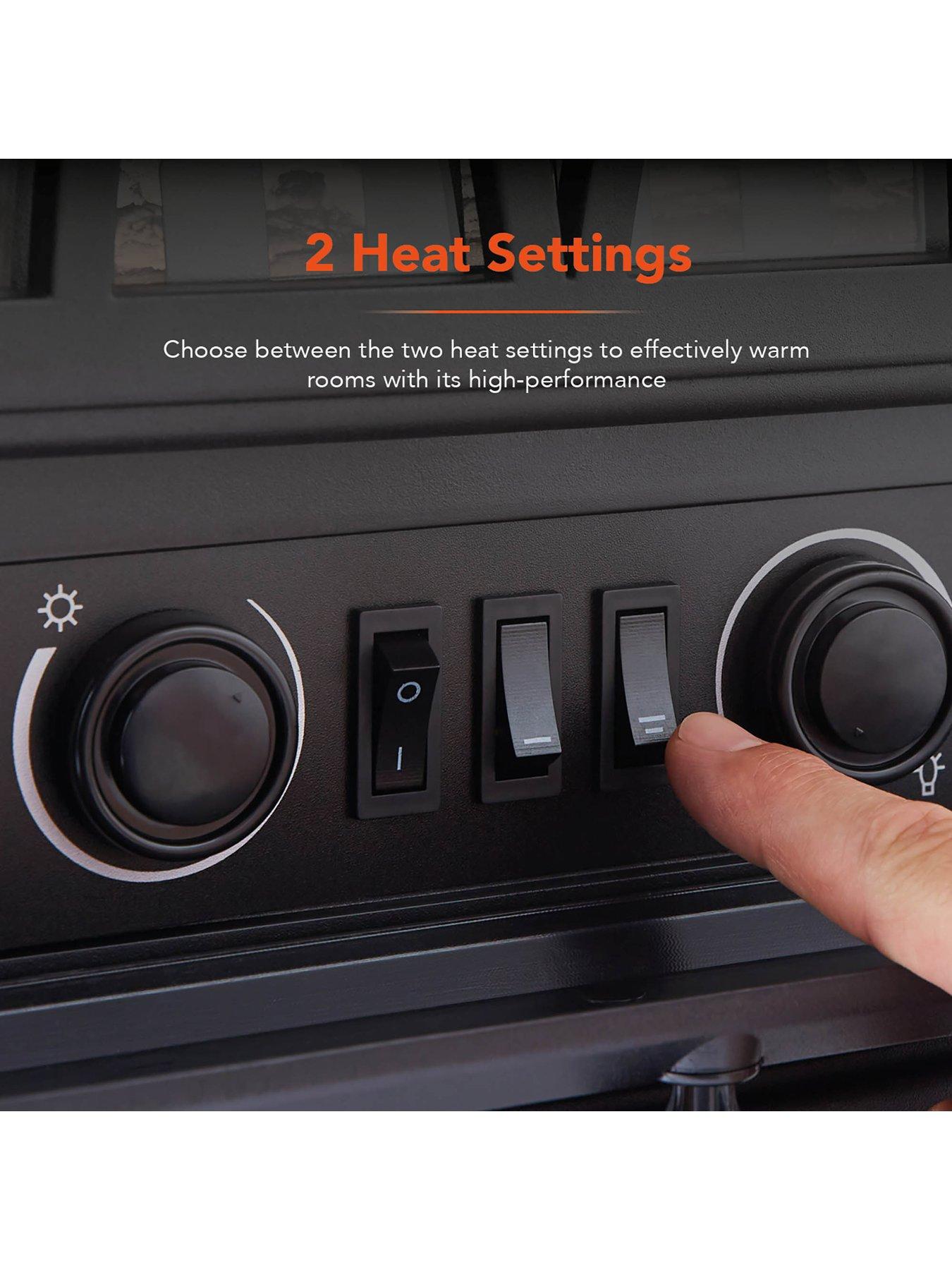 Image 3 of 6 of Warmlite Electric Stove Heater - Black