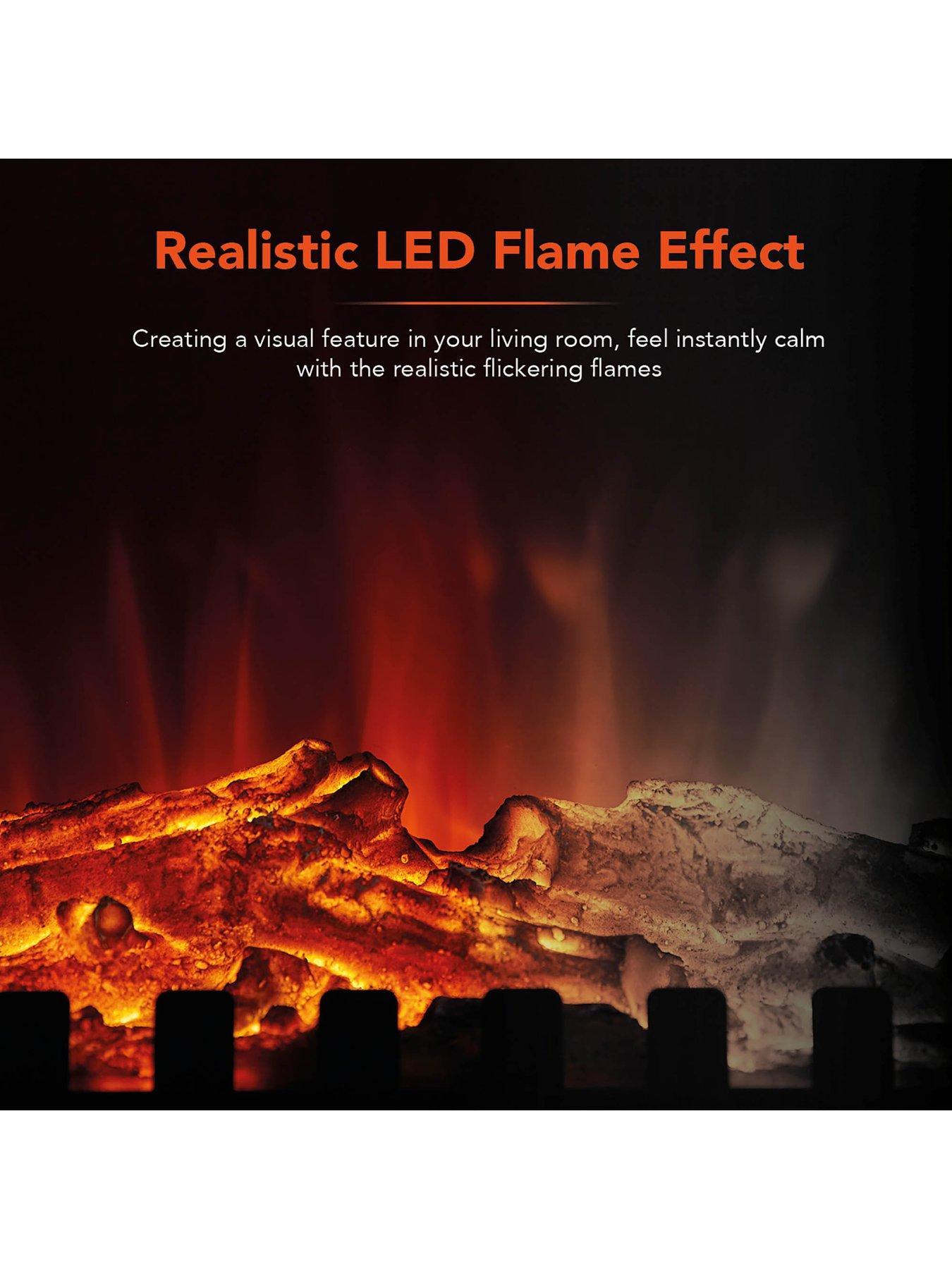 Image 4 of 6 of Warmlite Electric Stove Heater - Black