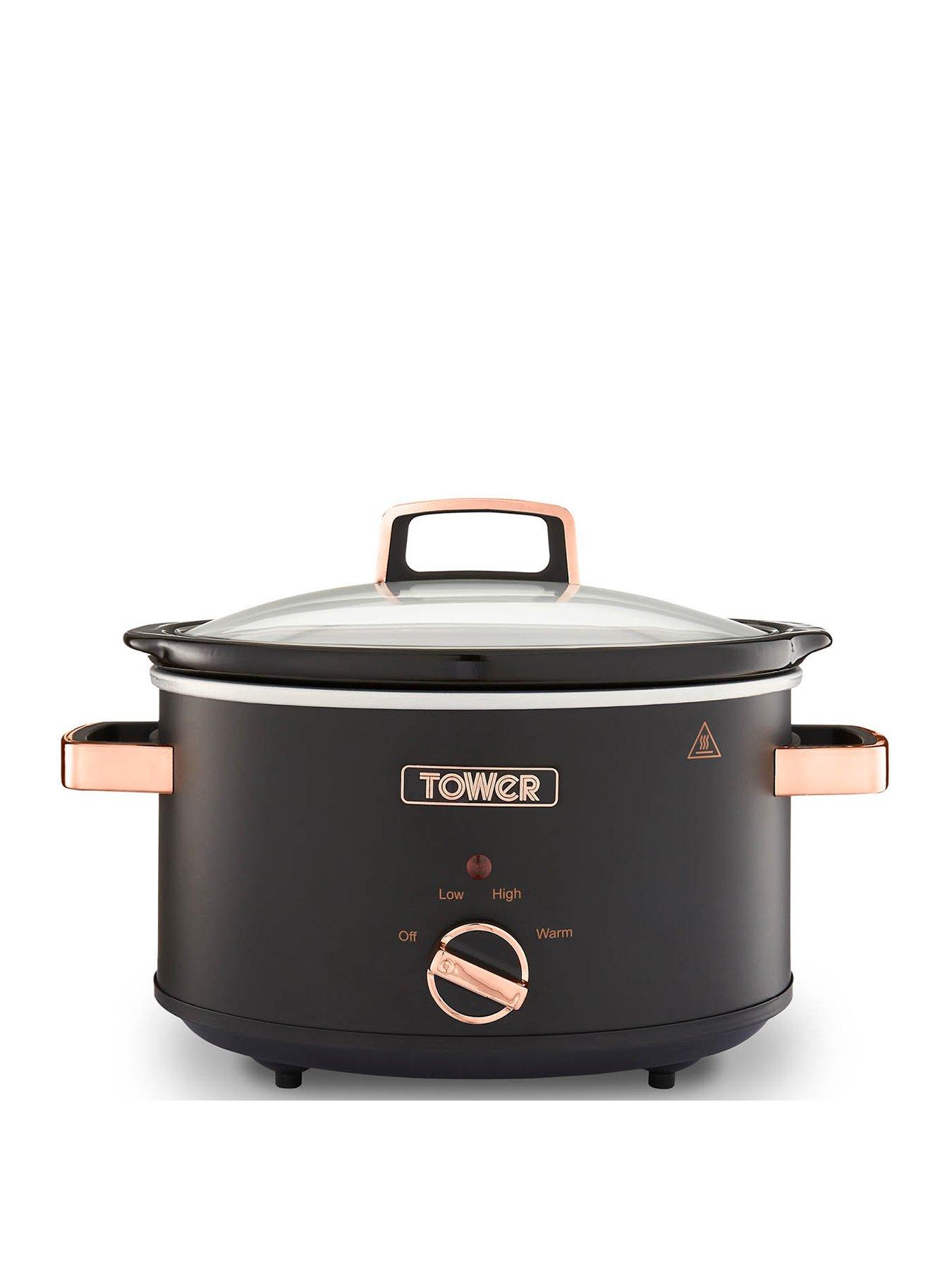 Crockpot 1.8L Black Manual Slow Cooker