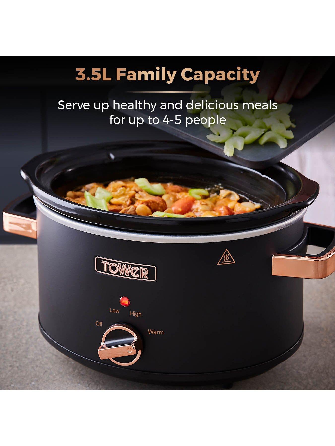 Tower Cavaletto Slow Cooker 3.5l Black very