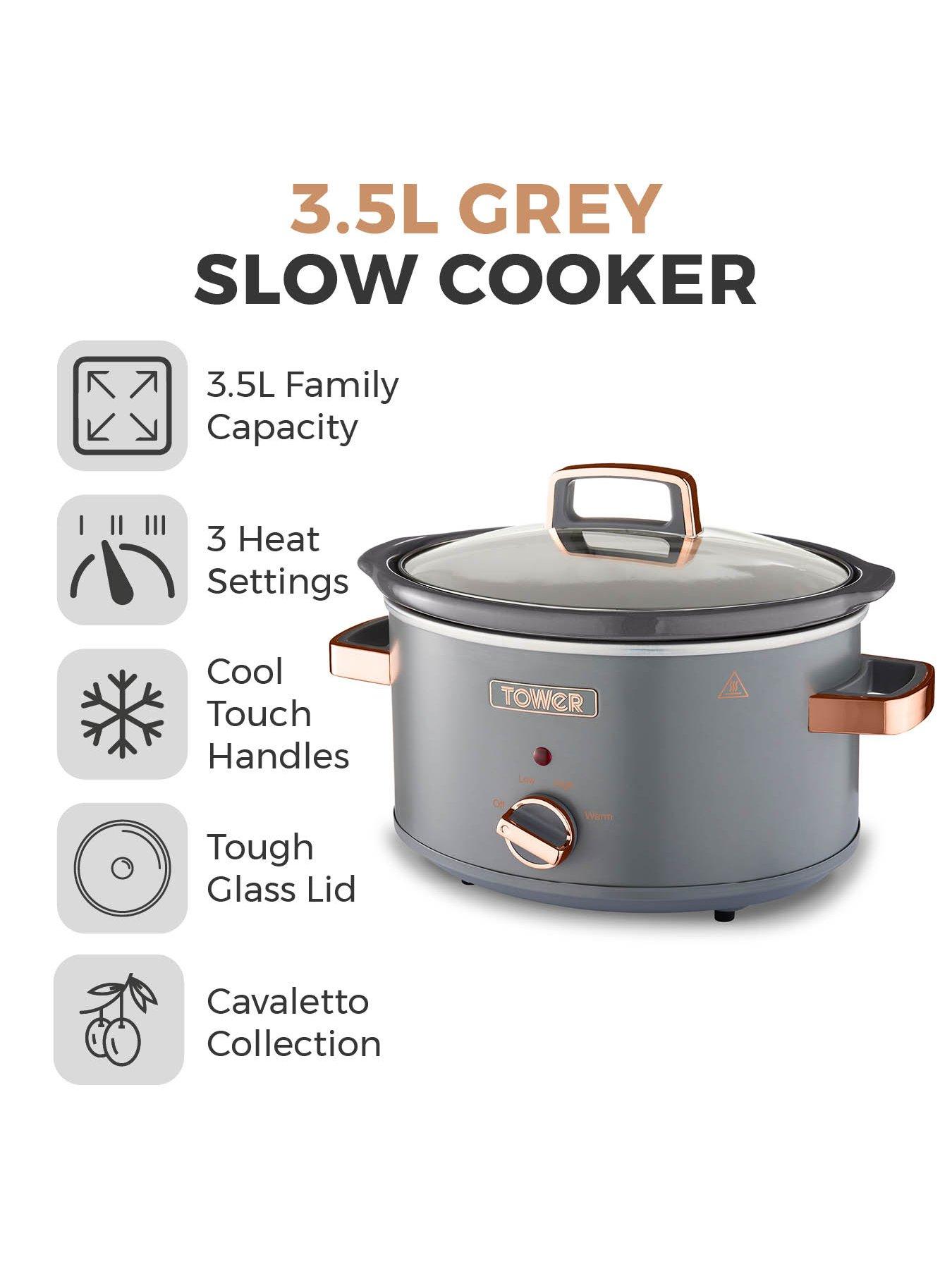 Image 2 of 6 of Tower Cavaletto Slow Cooker 3.5L - Grey