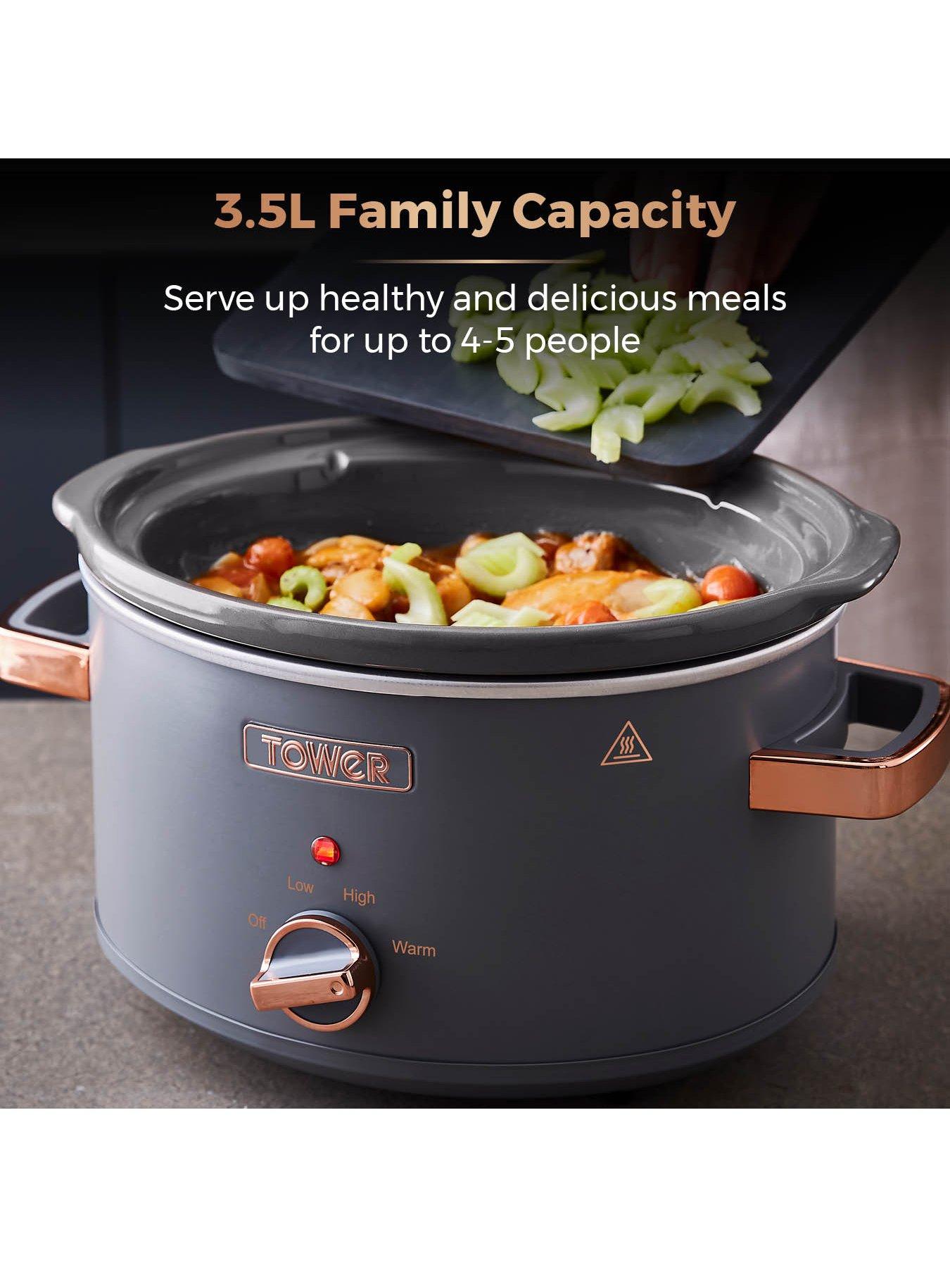 Image 3 of 6 of Tower Cavaletto Slow Cooker 3.5L - Grey