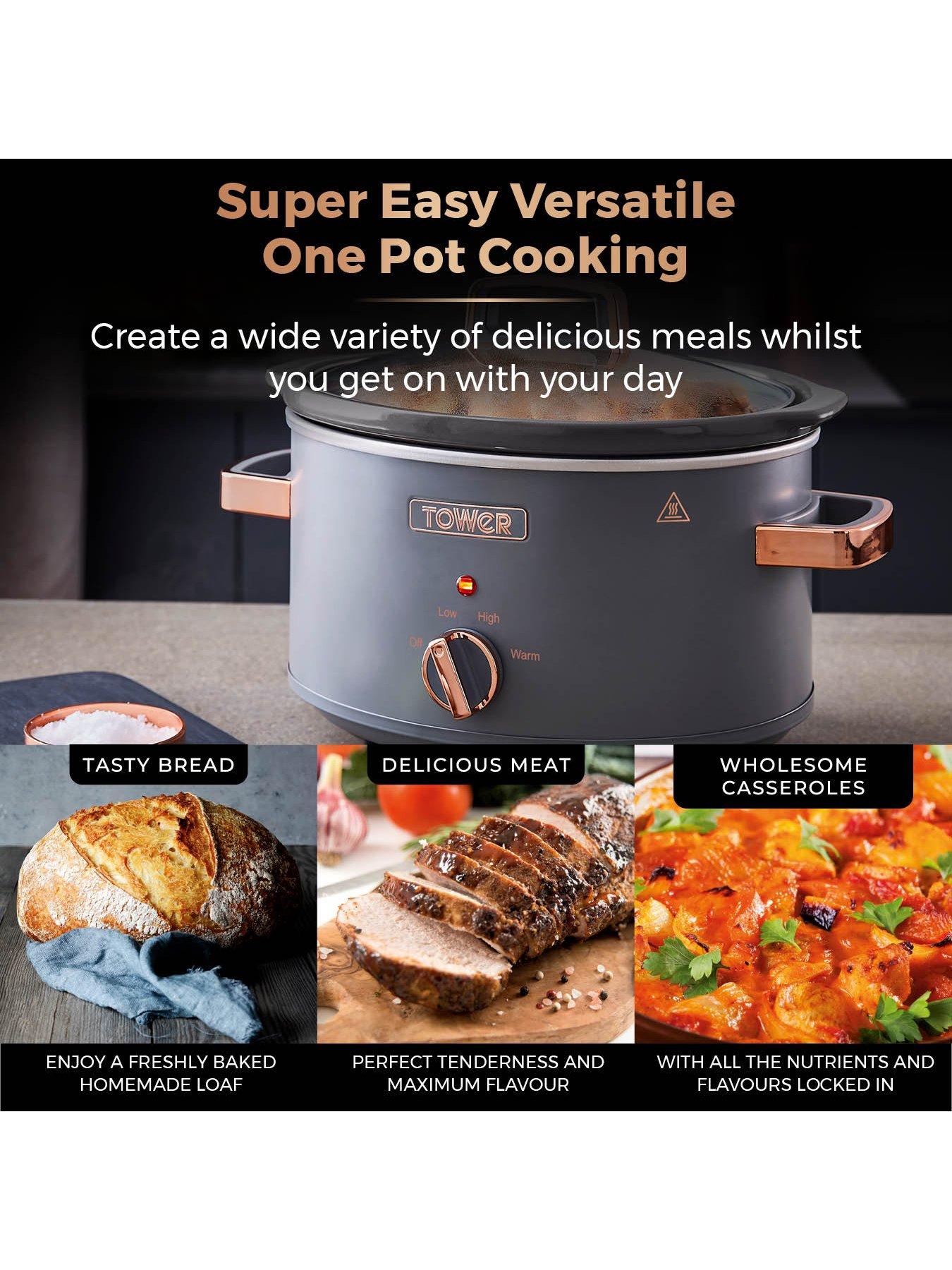 Image 4 of 6 of Tower Cavaletto Slow Cooker 3.5L - Grey