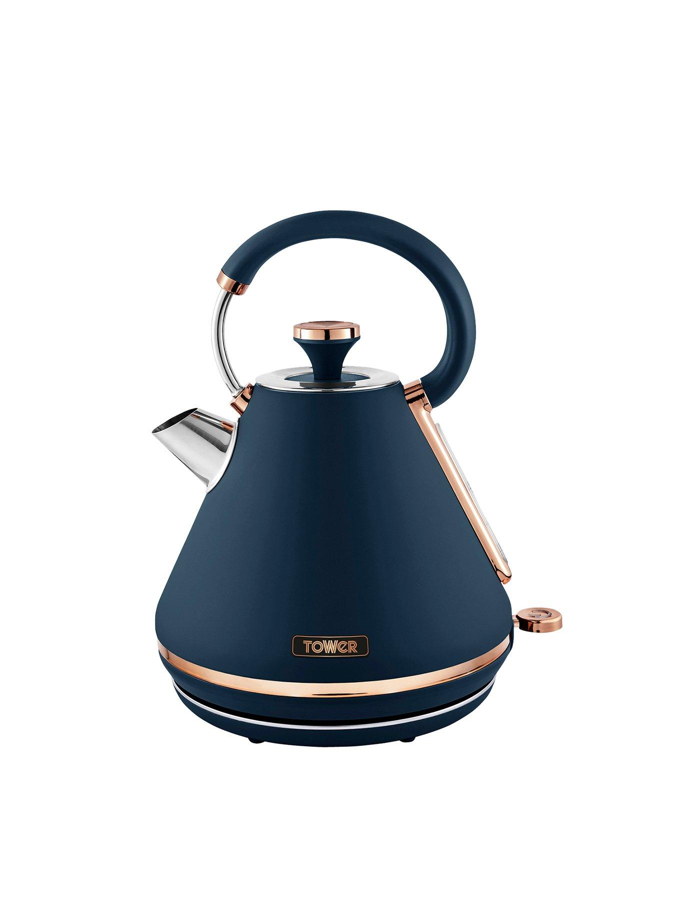 undefined Cavaletto 1.7L Pyramid Kettle - Midnight blue