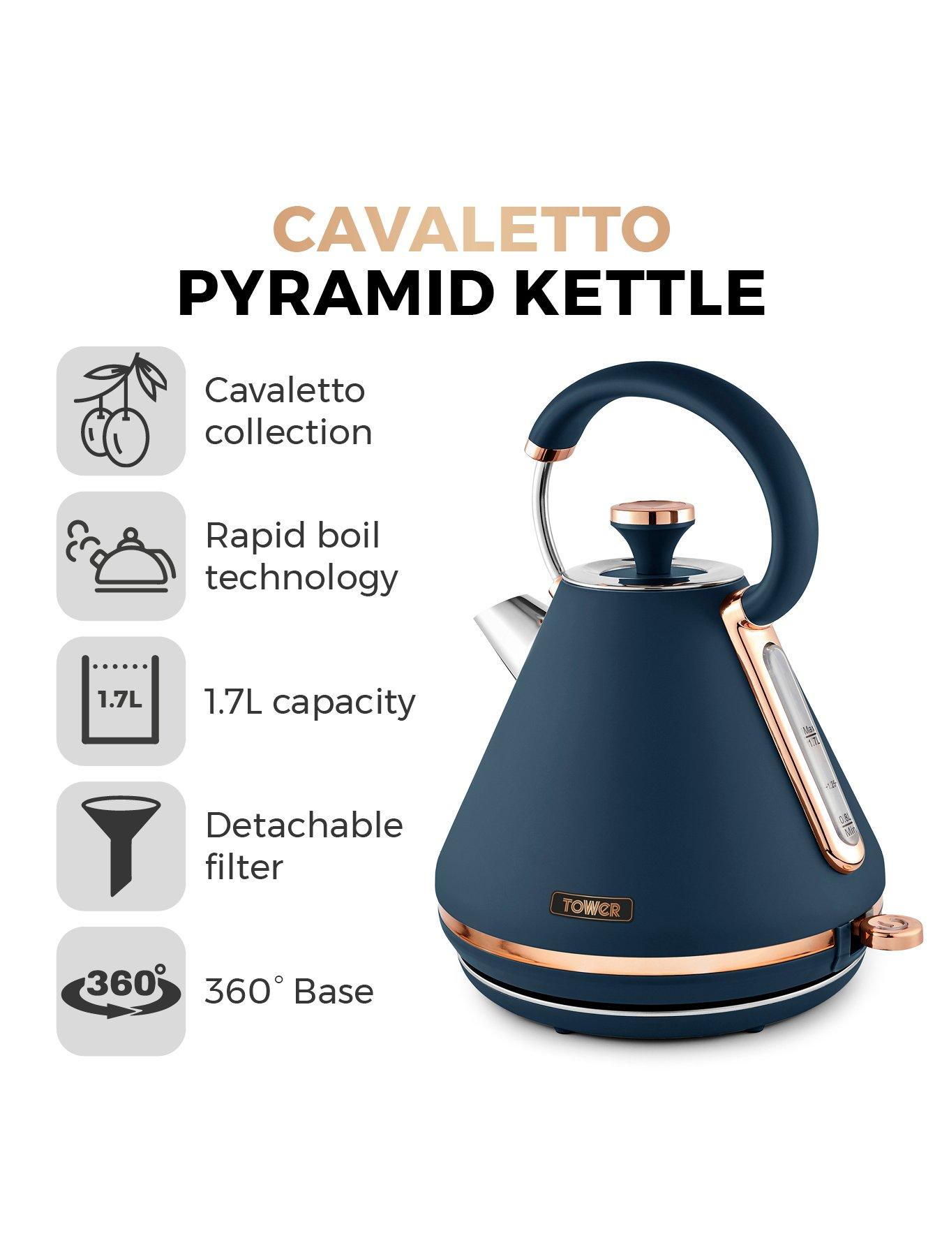 Tower Cavaletto Pyramid Kettle Midnight blue Very