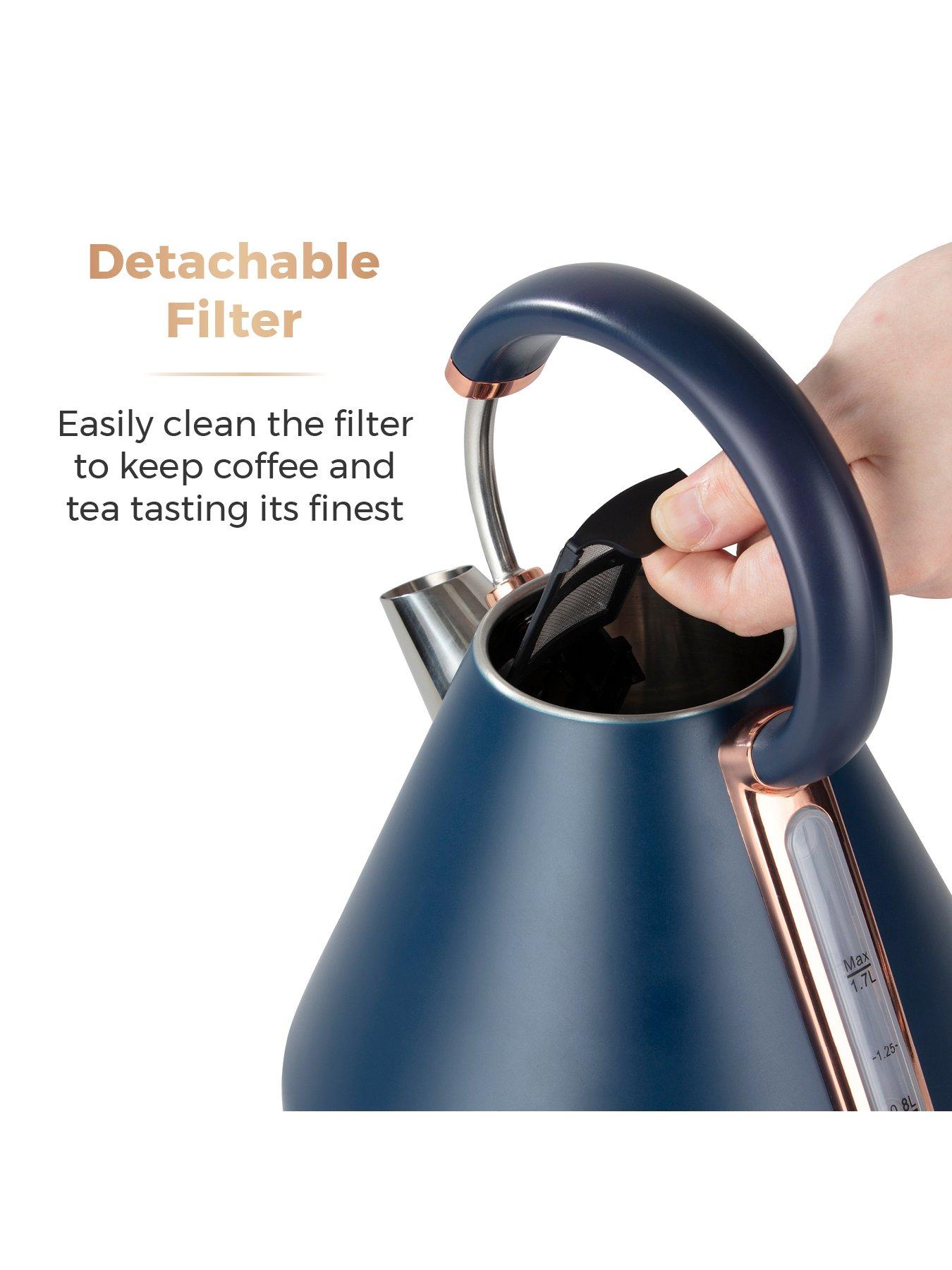 Image 6 of 6 of Tower Cavaletto 1.7L Pyramid Kettle&nbsp;- Midnight blue