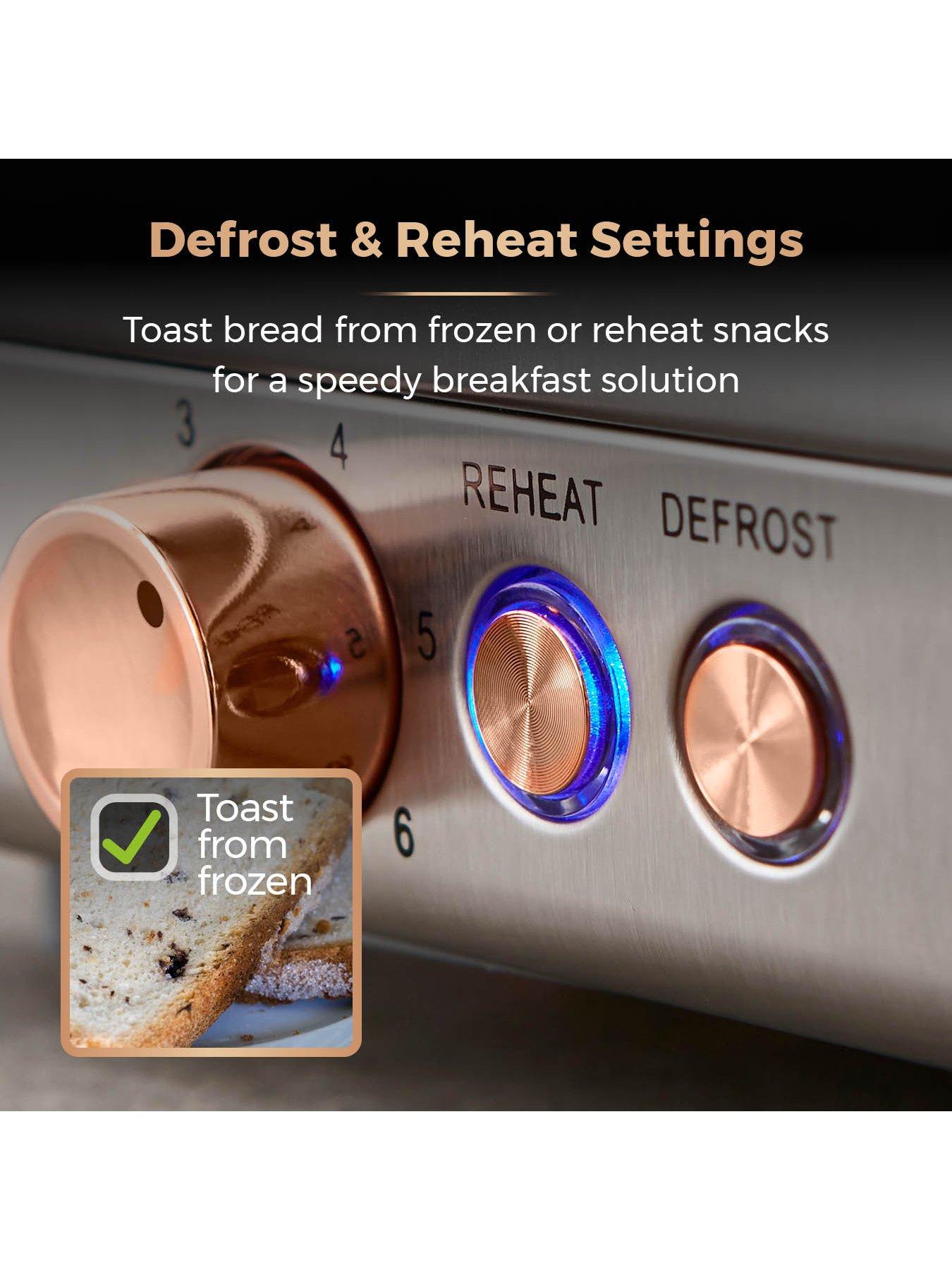 Tower Cavaletto 4-Slice Toaster Midnight Blue Very