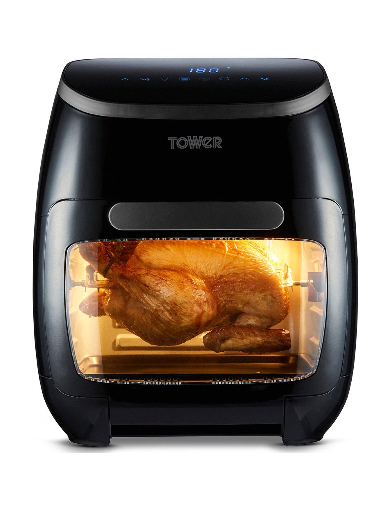 Tower T17076 Xpress Pro Combo 10-In-1 Digital Air Fryer Oven With Rapid Air Circulation 60-Minute Timer 11L 2000W Black