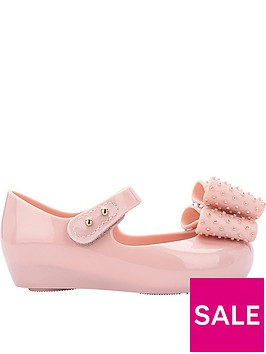 mini-melissa-mini-ultragirl-dot-bow-shoesnbsp--pink