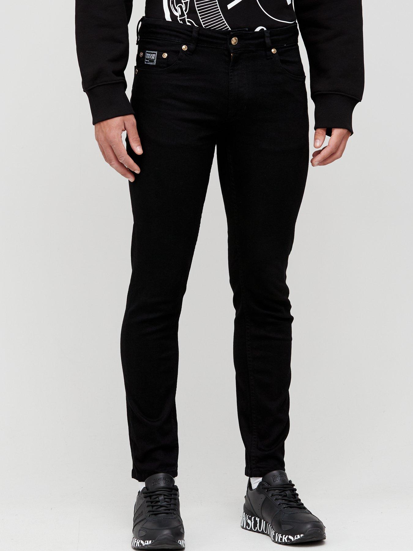 versace black jeans price