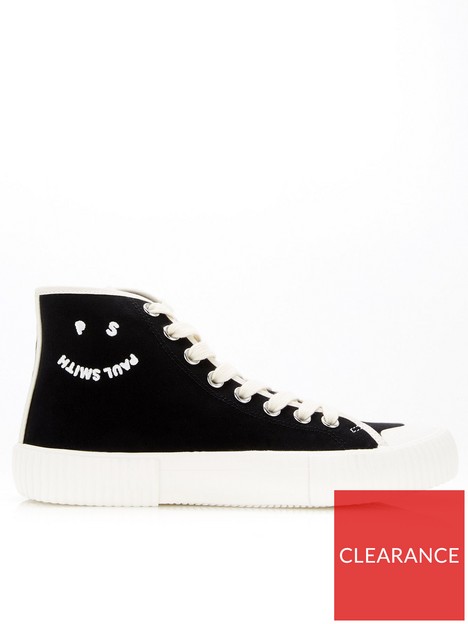 paul-by-paul-smith-smile-high-top-trainers-black