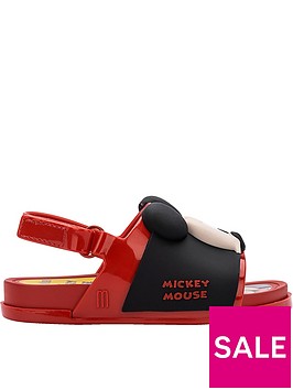 mini-melissa-mini-x-disney-mickey-beach-sandals-red