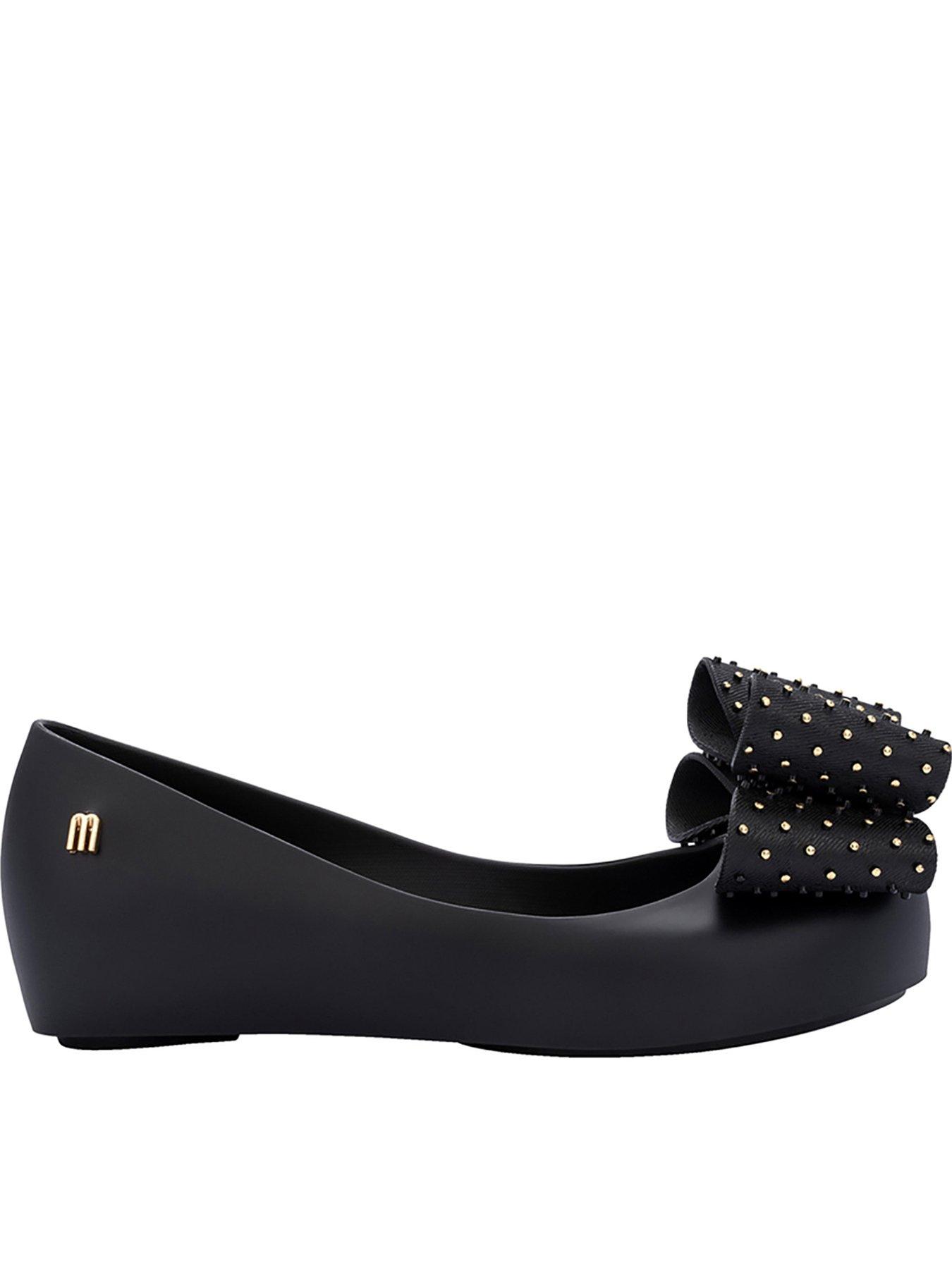 mini melissa black boots