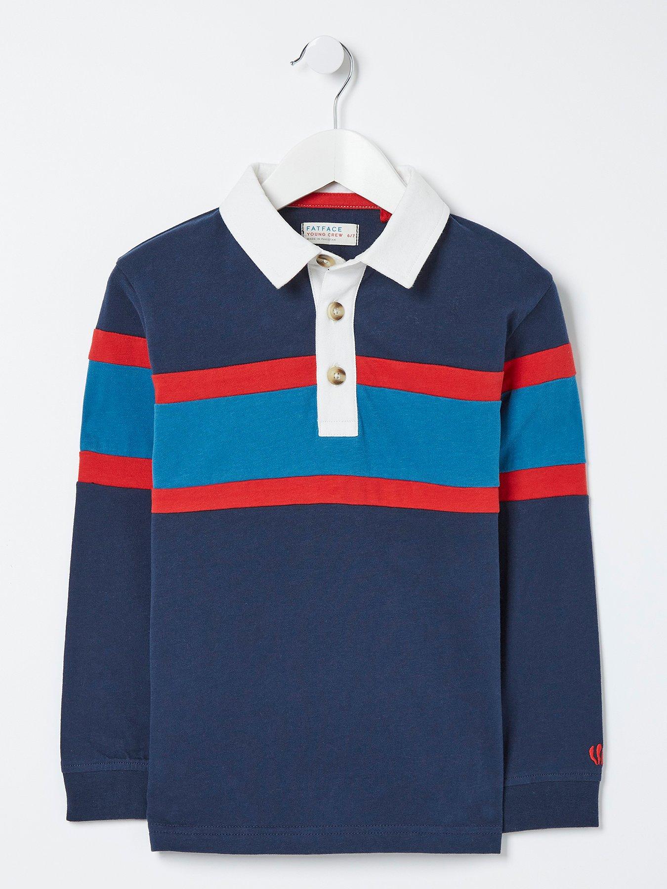 fat face long sleeve polo