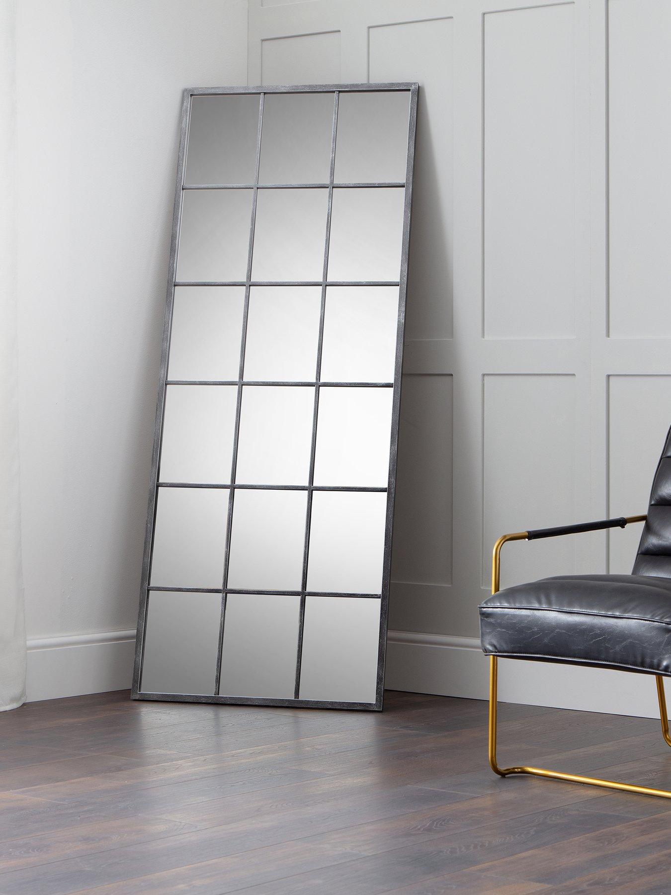Product photograph of Julian Bowen Somma Large Window Mirror from very.co.uk