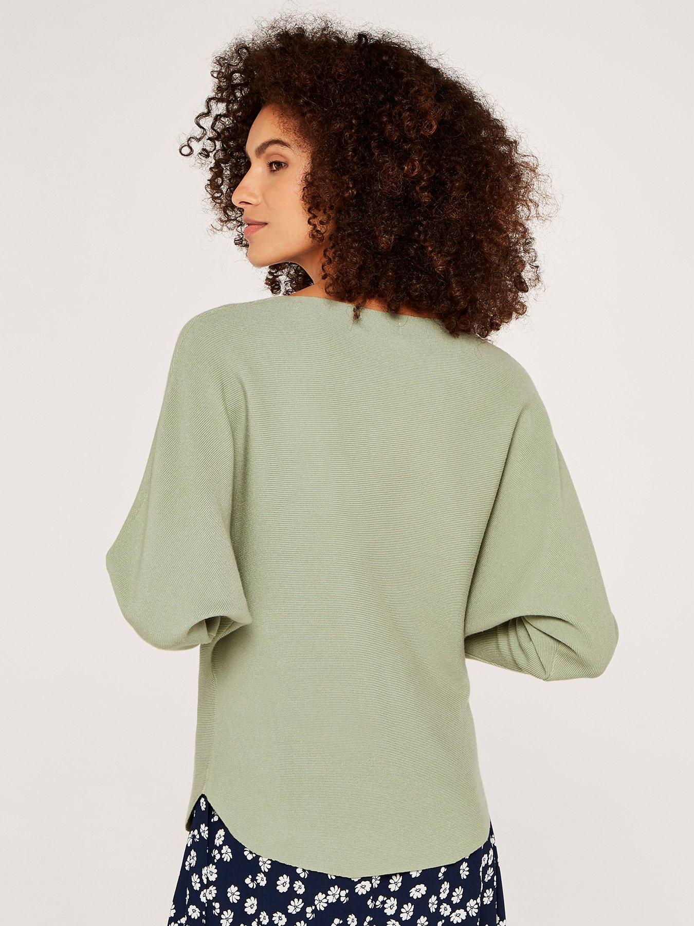 Apricot Clean Look Batwing Jumper very.co.uk