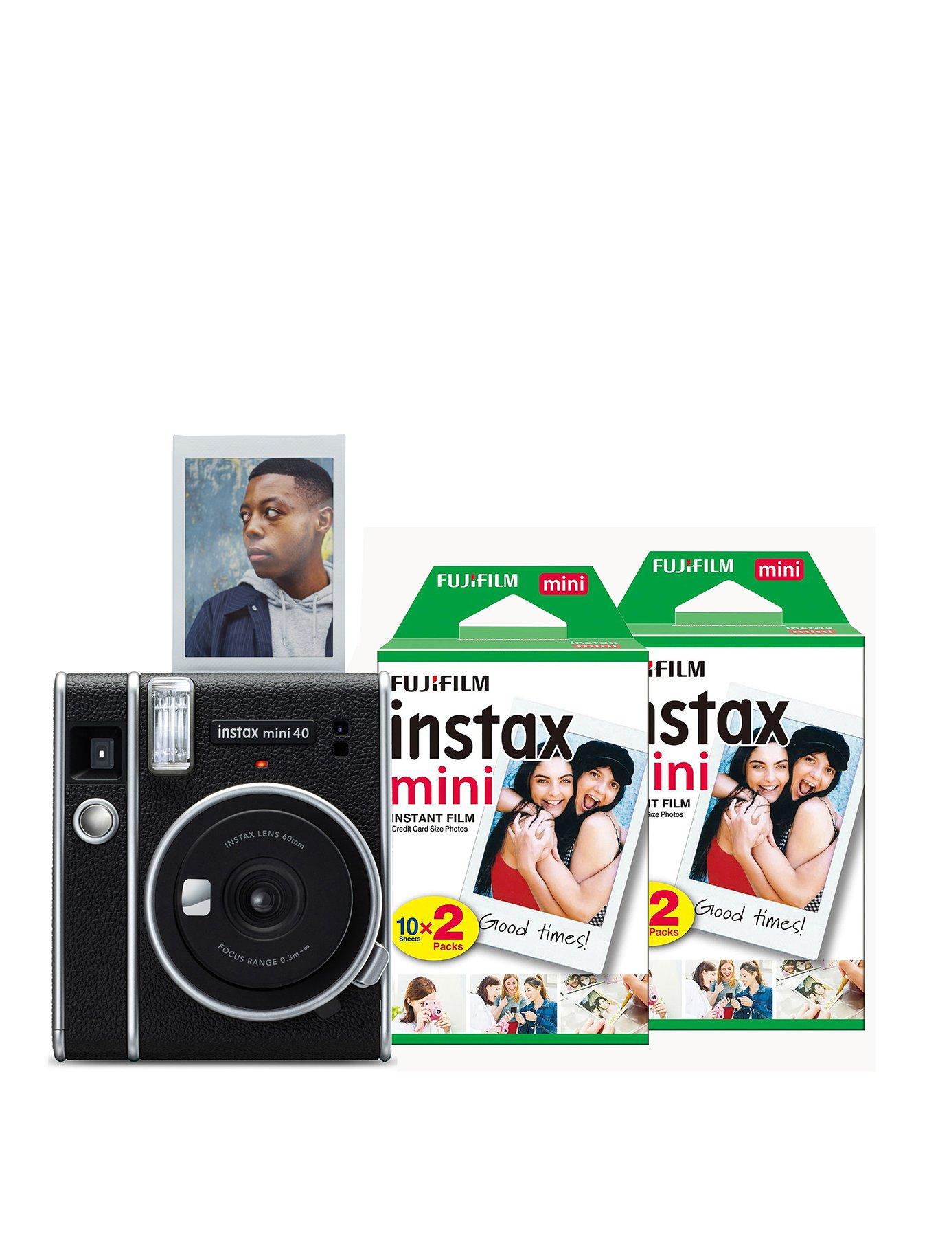 Fuji Instax Mini 40 Instant Film Camera Black