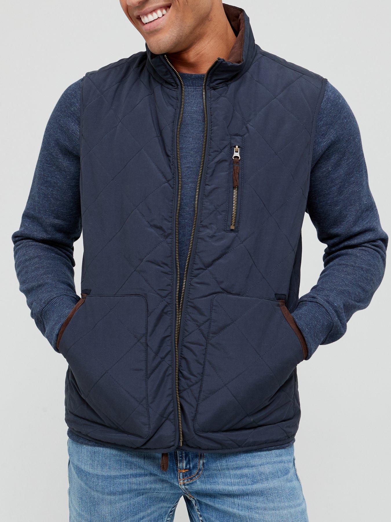  Quilted Gilet - Navy