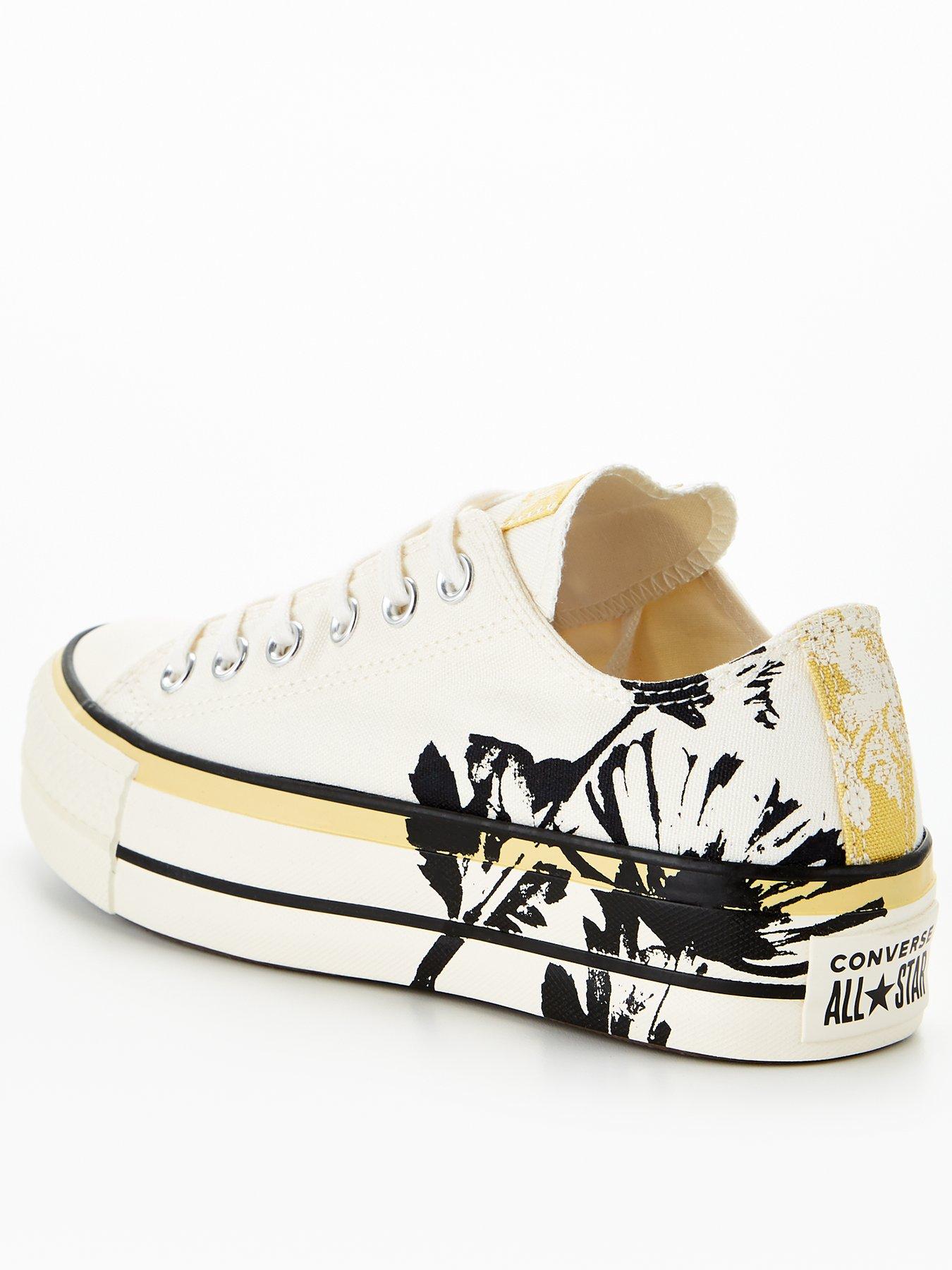 Trainers Floral Fusion Platform Ox - Off White