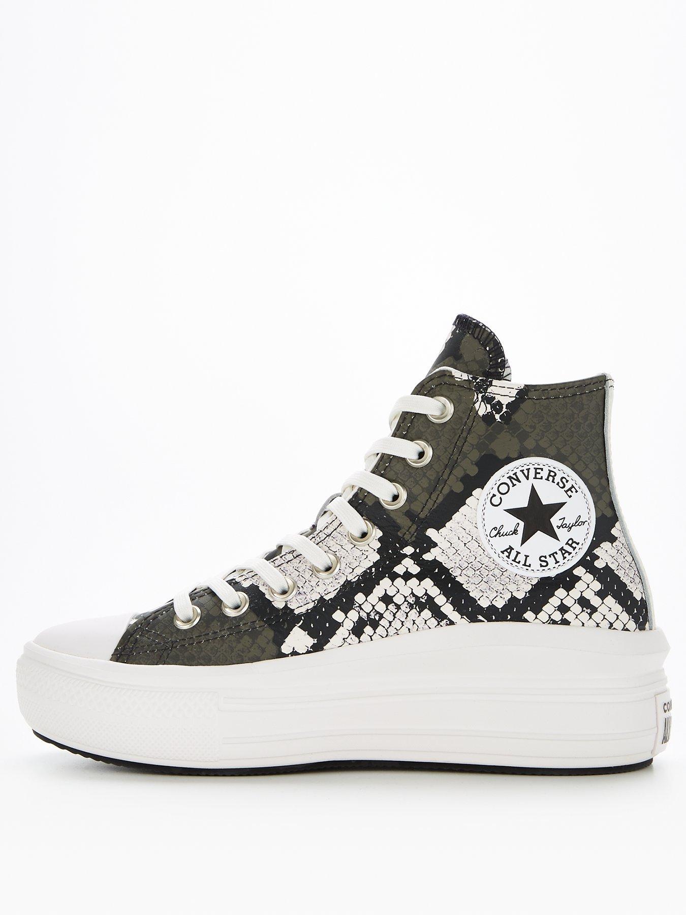 snake print plimsolls