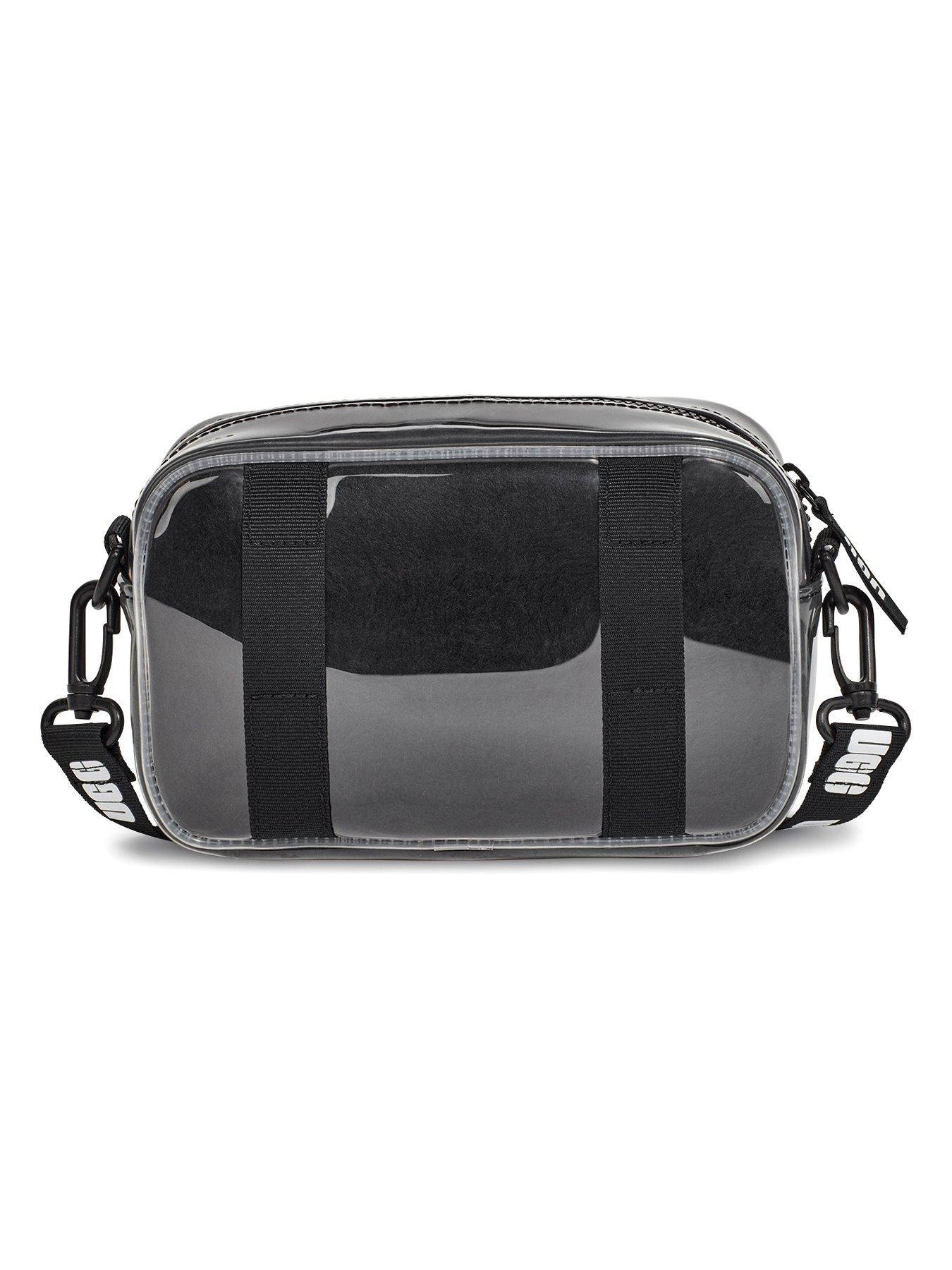 Bags & Purses Janey II Clear Sheepskin Crossbody Bag - Black