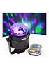  image of rockjam-rechargeable-wireless-party-lights-6watt-led-sound-activated-disco-ball-with-remote-control