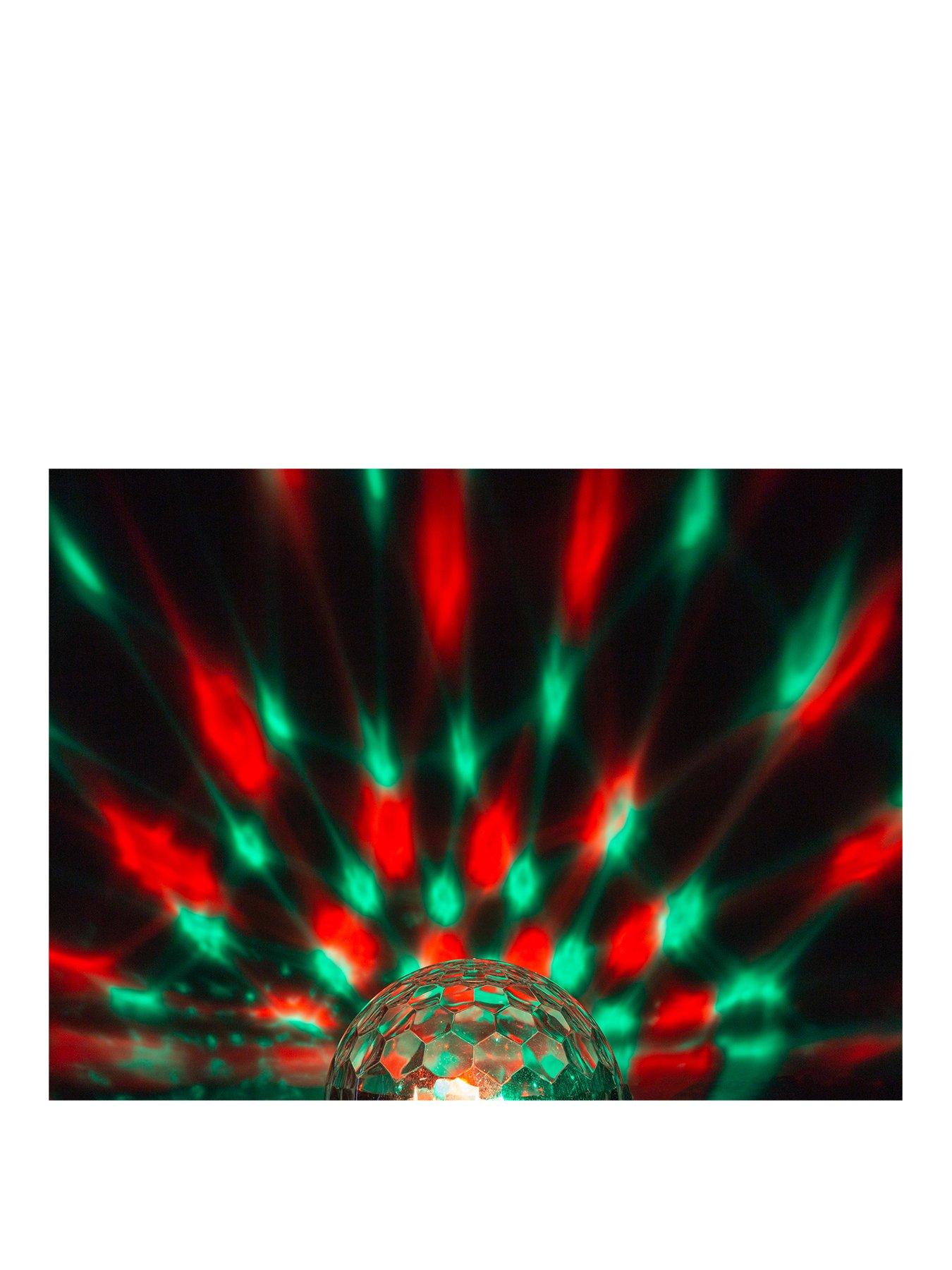Image 2 of 7 of RockJam Rechargeable Wireless Party Lights 6Watt LED Sound Activated Disco Ball with Remote Control